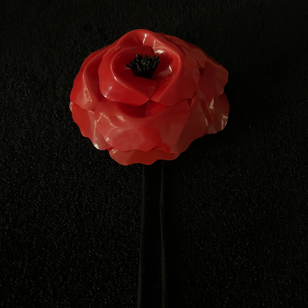 Collier coquelicot Saint Laurent, c.2010