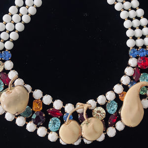 Ensemble collier, bracelet et boucles d’oreilles Gianni De Liguoro