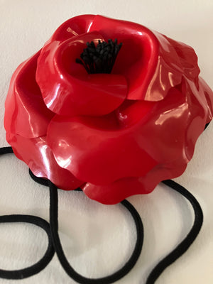 Collier coquelicot Saint Laurent, c.2010