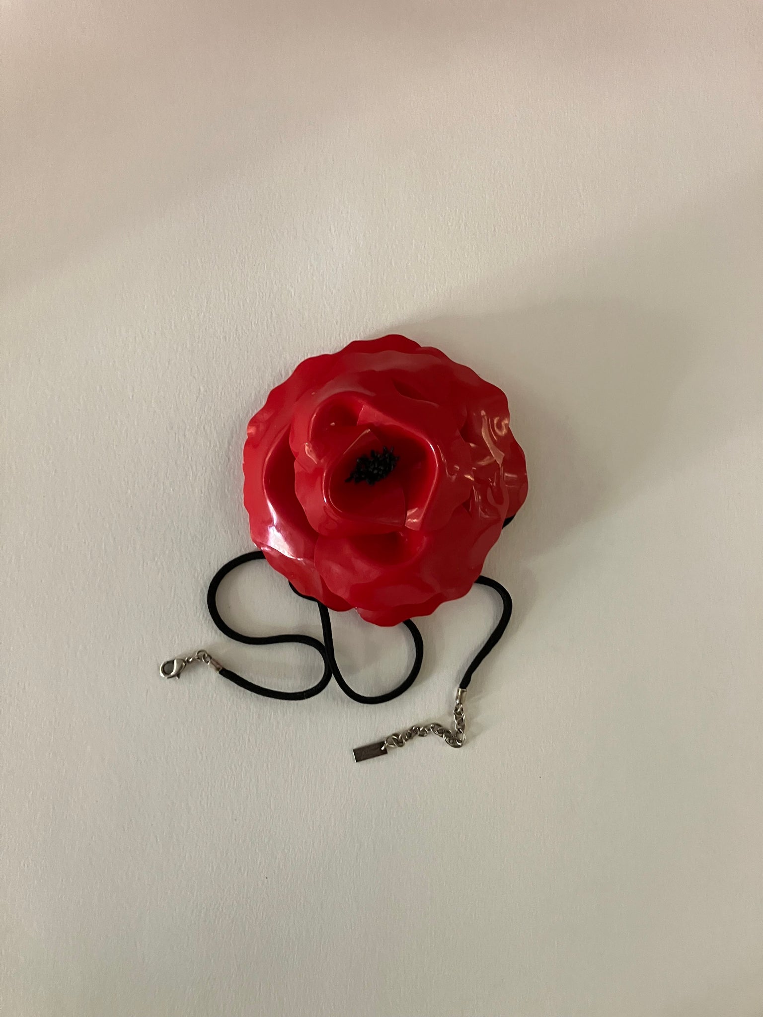 Collier coquelicot Saint Laurent, c.2010