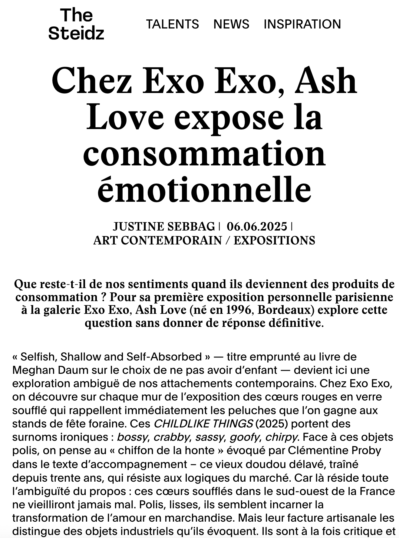 Less is More Projects&Lucio | La Vitrine