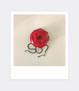 Collier coquelicot Saint Laurent, c.2010