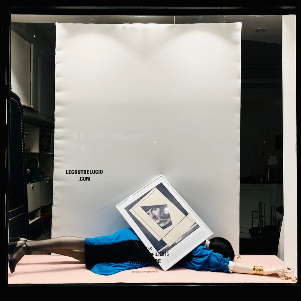 Lucio&Less is More Projects, La Vitrine : Haute Couture P/E 2024, Hommage à Guy Bourdin ~ janvier 2024